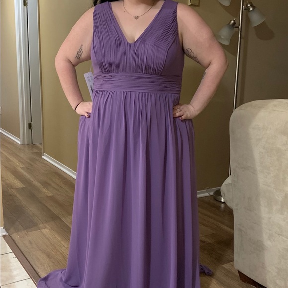 Purple Bridesmaid/Prom Dress - Picture 2 of 3